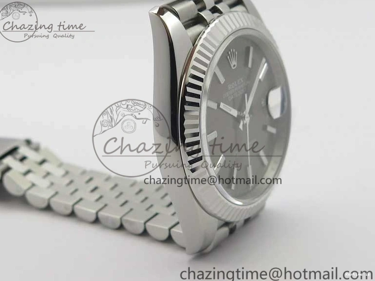 0102 New DateJust 41 126334 ARF 1:1 Best Edition 904L Steel Gray Dial on Jubilee Bracelet A2824 V Durable 3119